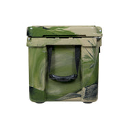 45qt Camo RECTEQ ICER showing the 1" wide removable nylon handles w/molded rubber grip