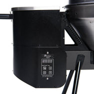 RT-B380 Bullseye wood pellet grill controller and hopper.